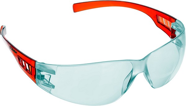 Зубр Мастер Прозрачные, очки защитные открытого типа, пластиковые дужки